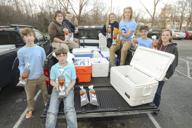 This Hunger Challenge club delivered some 800 pounds of venison. The Hunger Challenge is part of TWF's Hunters for the Hungry program. Photo by TWF