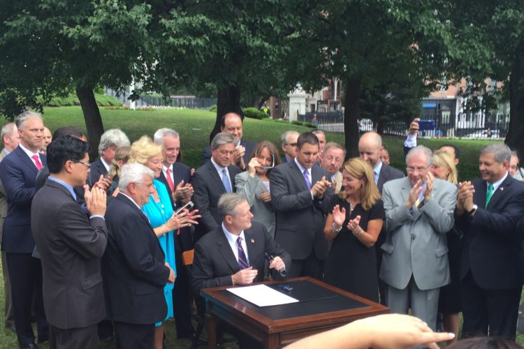 Governor Baker signs the bill! (Photo: NWF)