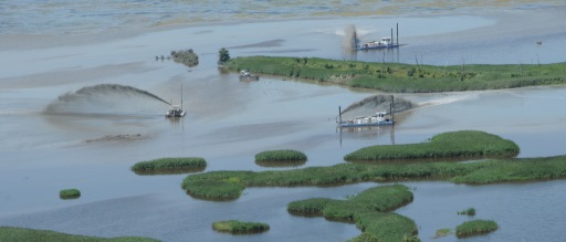 Prime Hook National Wildlife Refuge is working to restore the marsh in DE. Photo from USFWS