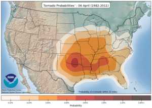 Tornado NOAA Map
