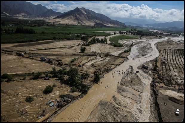 Flooding and landslides have destroyed homes, infrastructure, crops, and wildlife habitat - like in this photo taken outside of Trujillo in northern Peru. Source: New York Times 