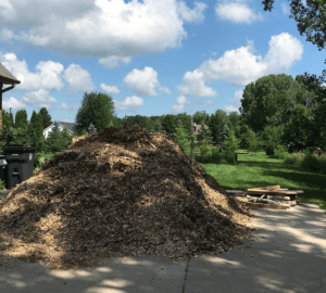 Mulch pile 