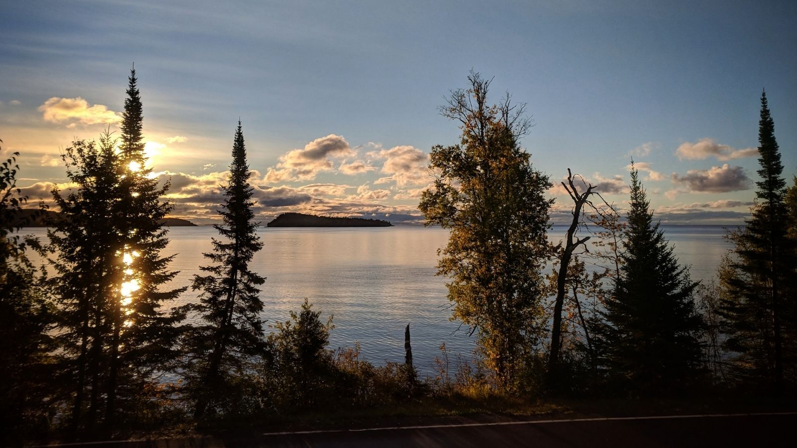A calm morning on Lake Superior