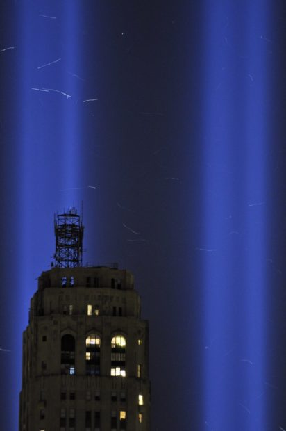9/11 memorial light