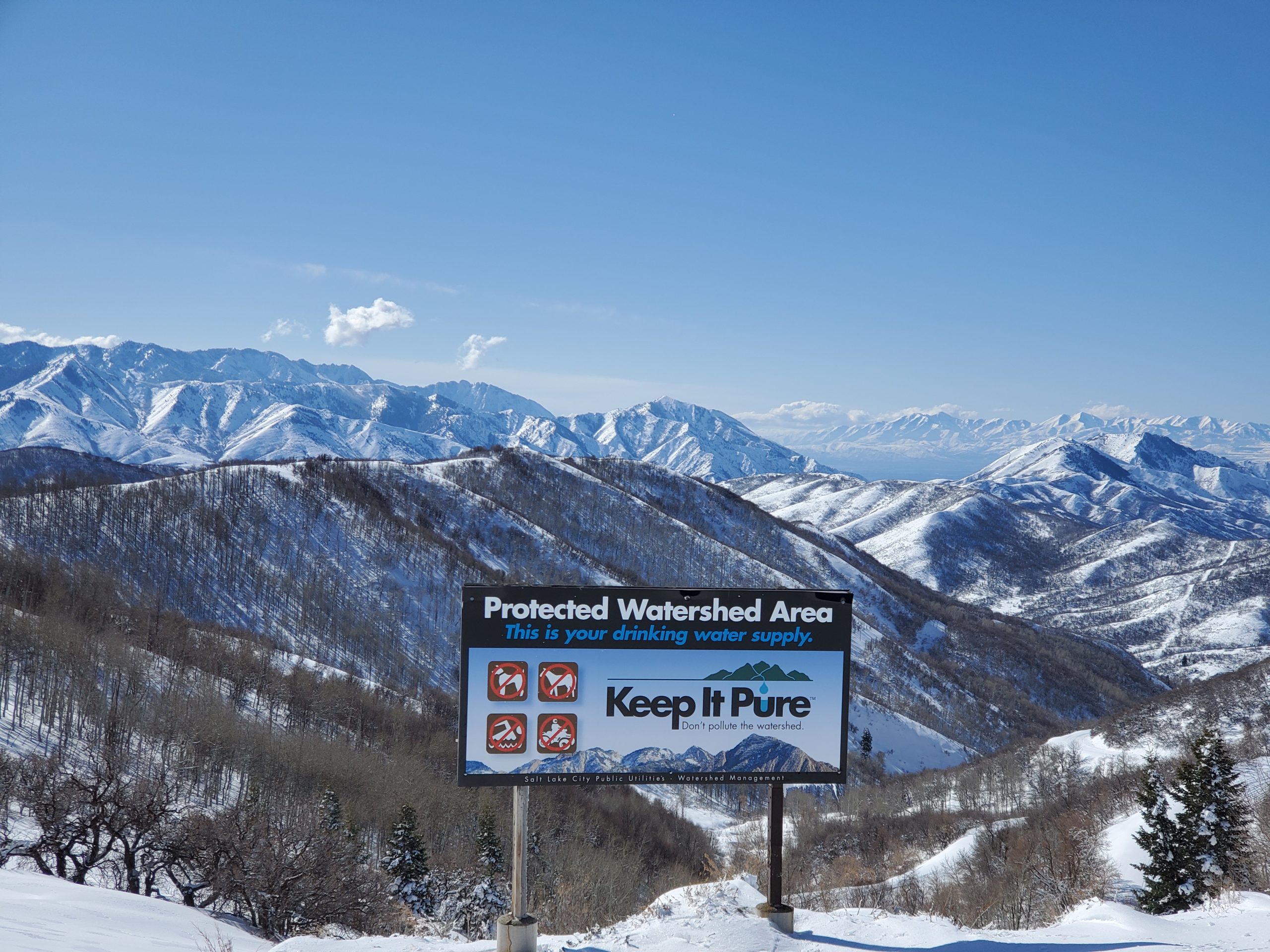 big mountain pass sign