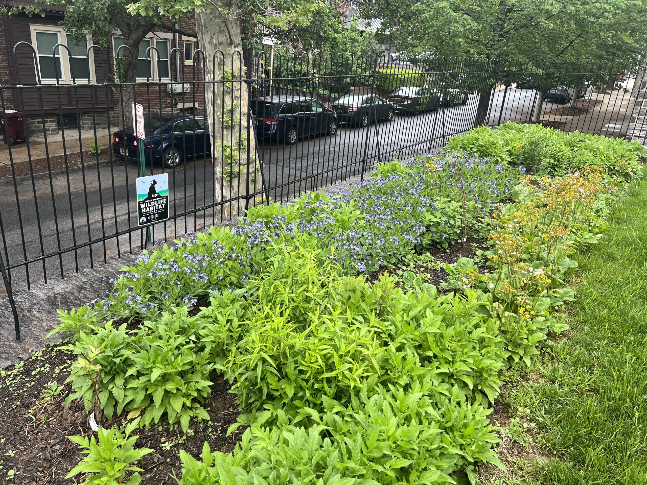 Garden installation.