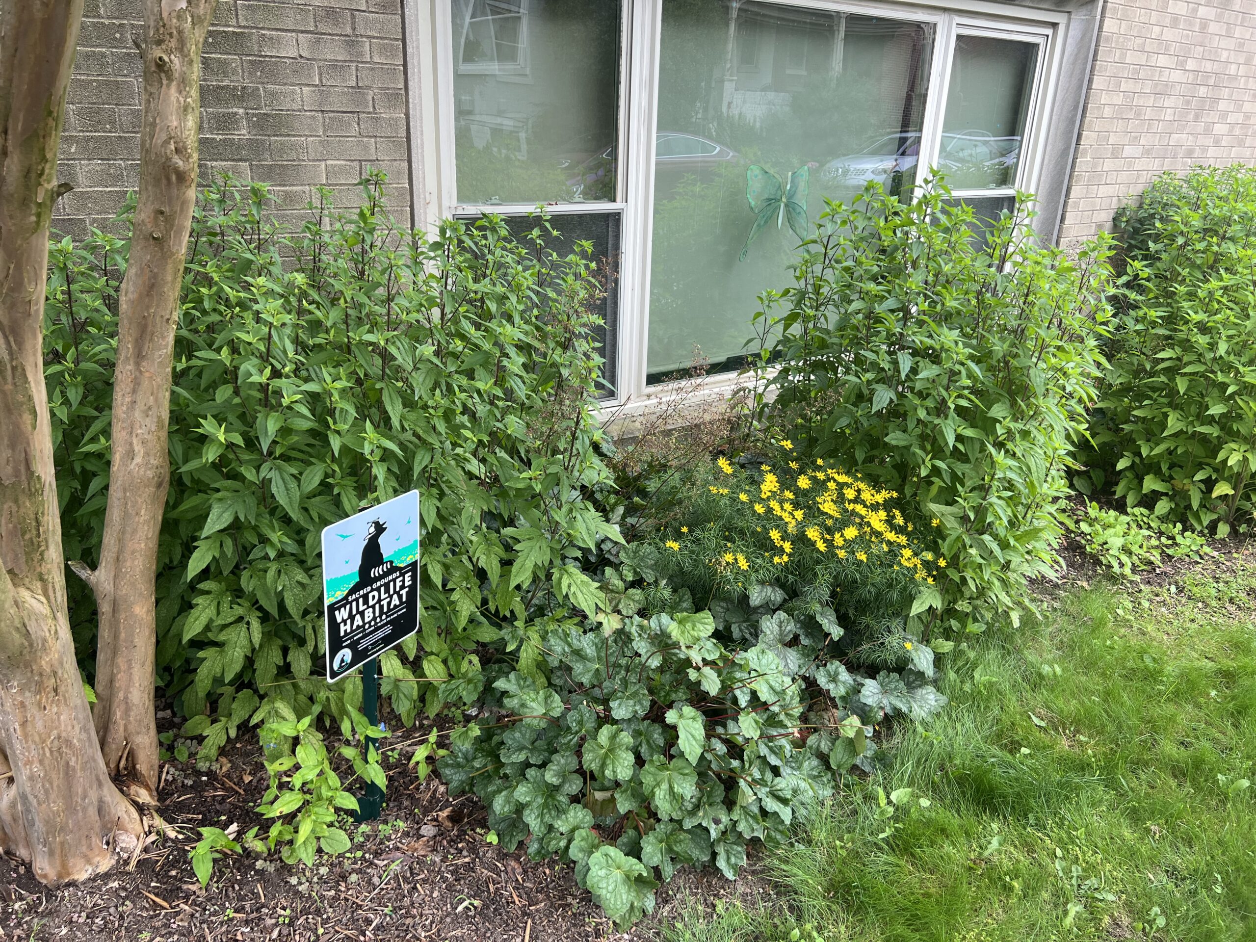 Garden installation.